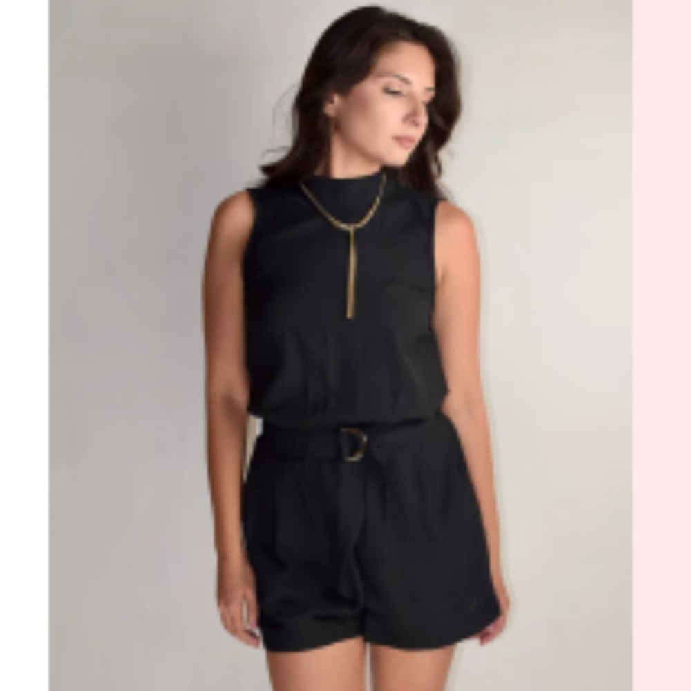 Belted Romper